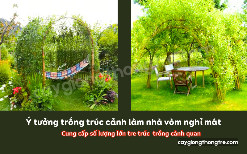 Làm nhà vòm từ cây Trúc